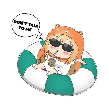 Himouto! Umaru-chan 'Umaru Doma | Don't Talk To Me' Vinyl Car Sticker