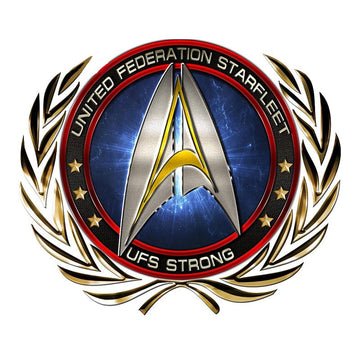 Star Trek 'United Federation Starfleet | UFS Strong' Vinyl Car Sticker