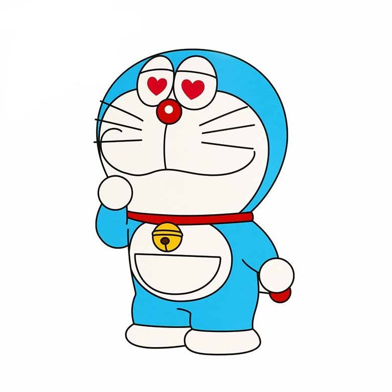 Doraemon 'In Love | Left' Vinyl Car Sticker