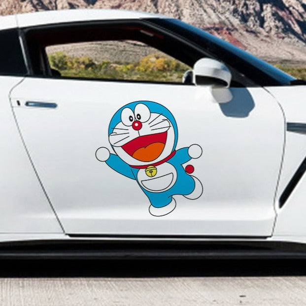 Doraemon 'Excited | Right' Vinyl Car Sticker