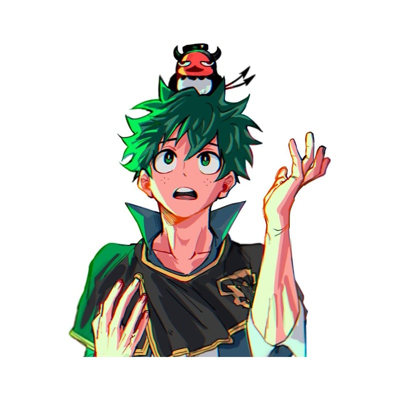 Izuku Midoriya x Asta 'Nero Bird' Vinyl Car Sticker