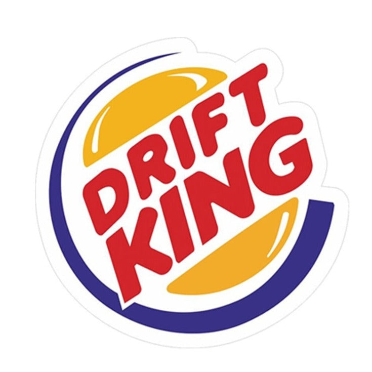 Funny 'Drift King' Vinyl Car Sticker