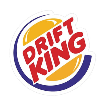 Funny 'Drift King' Vinyl Car Sticker
