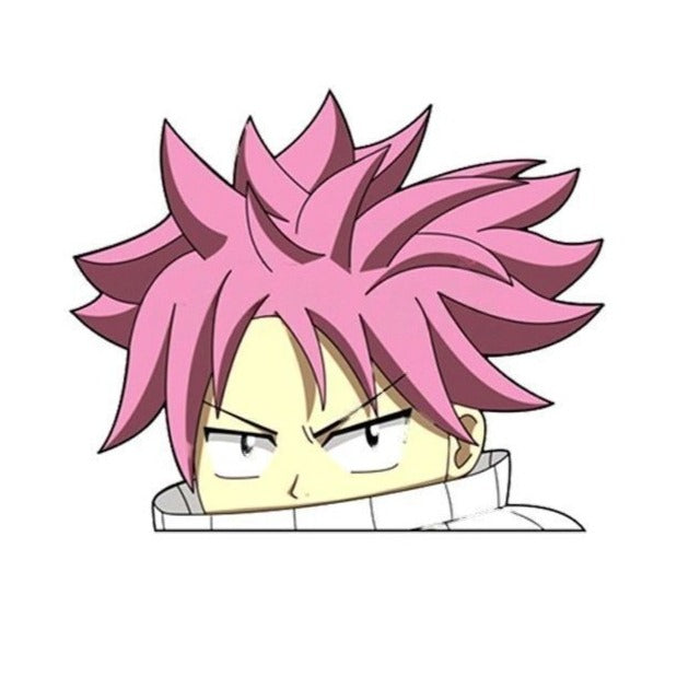 Fairy Tail 'Natsu Dragneel' Vinyl Car Peeker Sticker