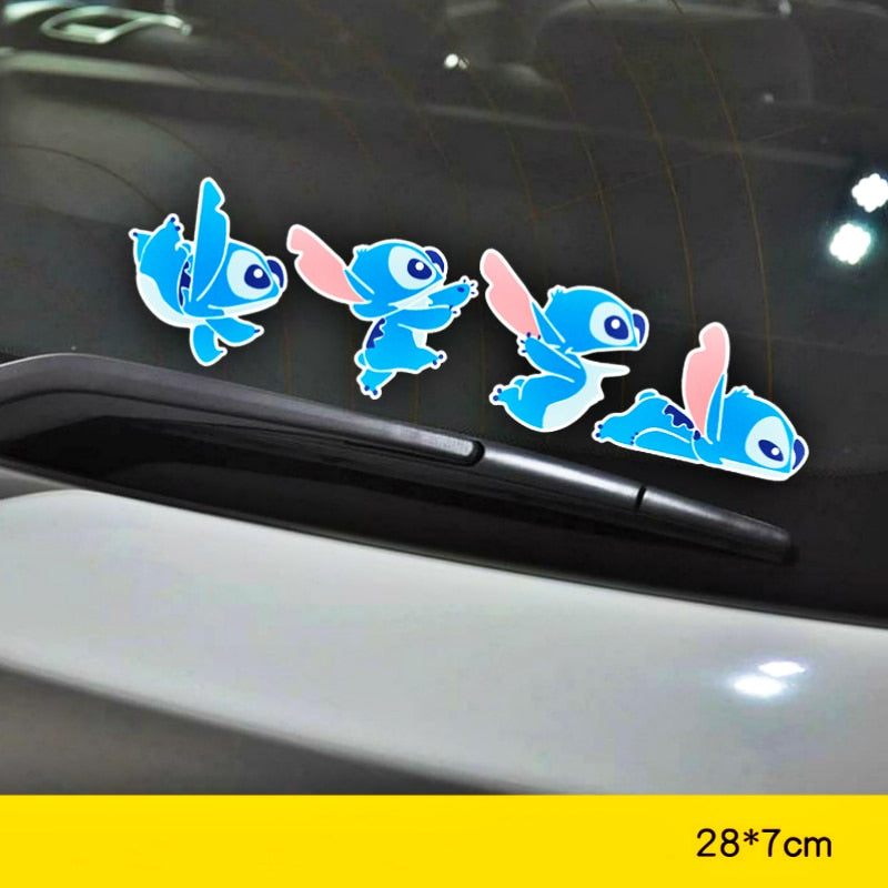 Lilo & Stitch 'Stitch | Happy' Vinyl Car Sticker