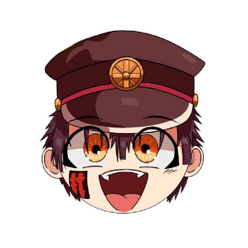 Toilet-Bound Hanako-kun 'Hanako | Surprised Face' Vinyl Car Sticker