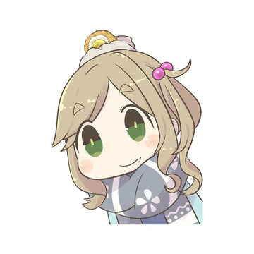 Laid-Back Camp 'Aoi Inuyama' Vinyl Car Peeker Sticker