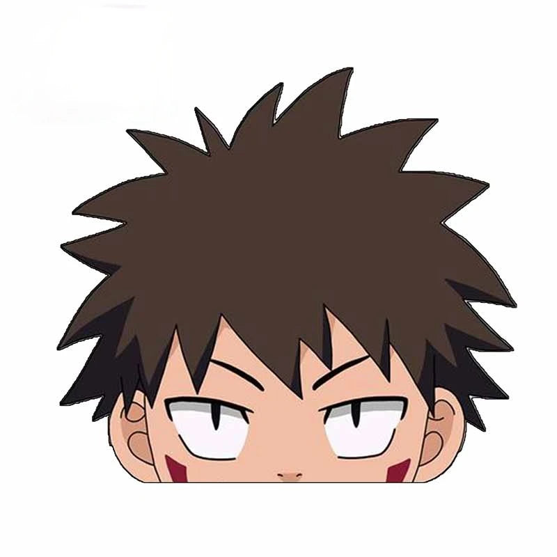 Naruto 'Kiba Inuzuka | Serious 1.0' Vinyl Car Peeker Sticker