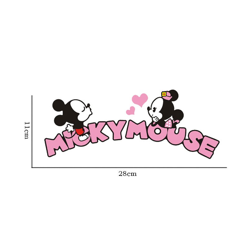 Micky Mouse 'Mickey And Minnie | In Love | 1.0' Vinyl Car Sticker