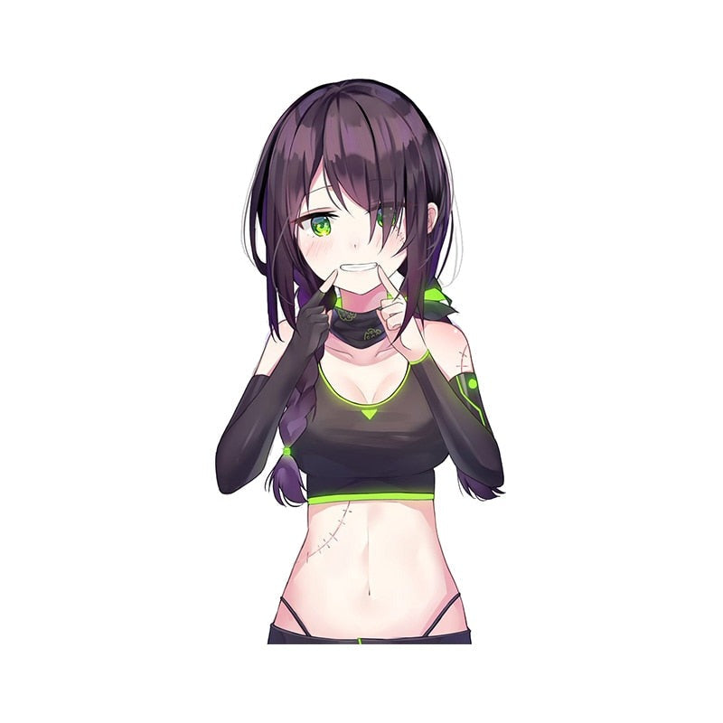 Girls' Frontline 'Mac-10 | Flushed' Vinyl Car Sticker