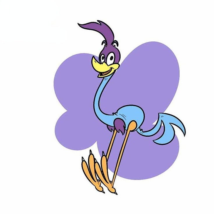 Looney Tunes 'Road Runner | Happy' Vinyl Car Sticker