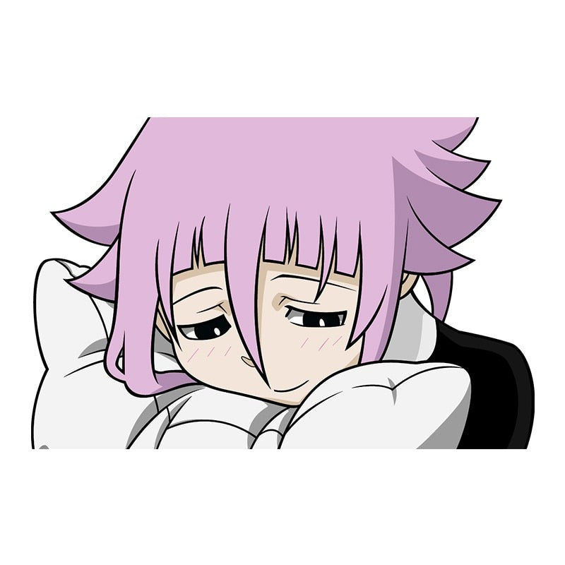 Soul Eater 'Crona | Hugging A Pillow' Vinyl Car Peeker Sticker