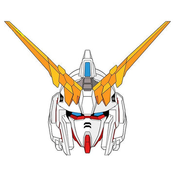 Mobile Suit 'Unicorn Gundam | Head' Vinyl Car Sticker