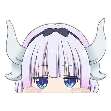 Miss Kobayashi's Dragon Maid 'Kanna | Serious' Vinyl Car Peeker Sticker