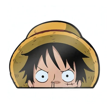 One Piece 'Luffy | Shocked' Vinyl Car Peeker Sticker