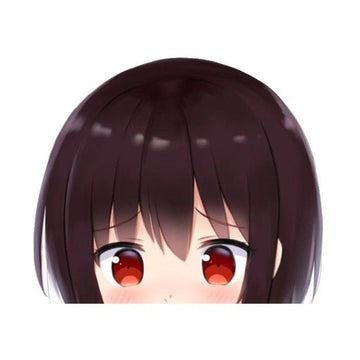 KonoSuba 'Megumin | Surprised' Vinyl Car Peeker Sticker