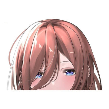 The Quintessential Quintuplets 'Miku | Sleepy' Vinyl Car Peeker Sticker