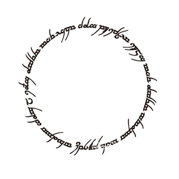 The Lord of the Rings 'One Ring Inscription' Vinyl Car Sticker