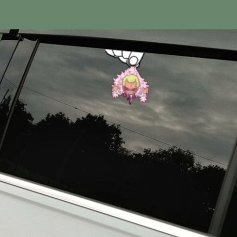 One Piece 'Hanging Doflamingo | Silly' Vinyl Car Sticker