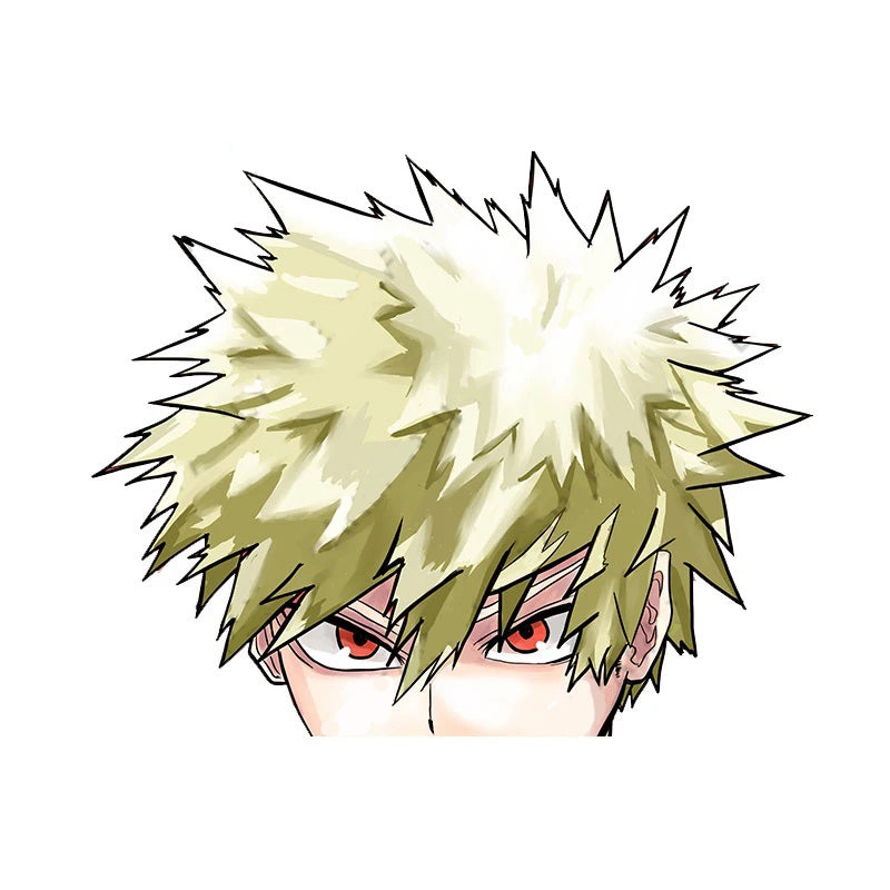 My Hero Academia 'Katsuki Bakugo | Looking Serious' Vinyl Car Peeker Sticker