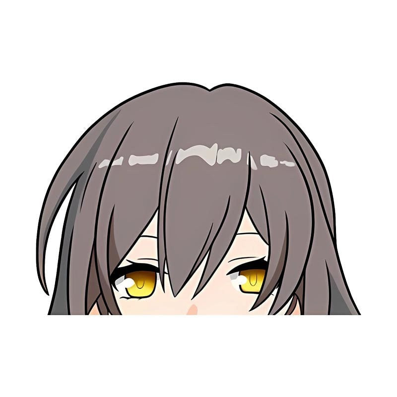 Honkai: Star Rail 'Trailblazer Stelle' Vinyl Car Peeker Sticker