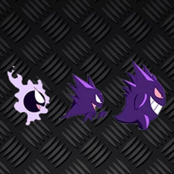 Pokemon 'Gastly, Haunter And Gengar | Running' Vinyl Car Sticker