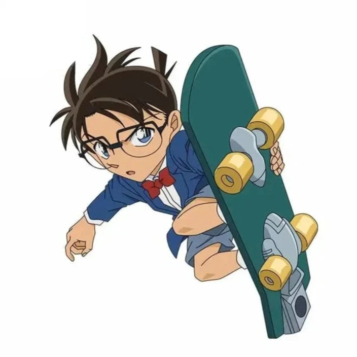 Detective Conan 'Shinichi Kudo | Skateboarding 2.0' Vinyl Car Sticker