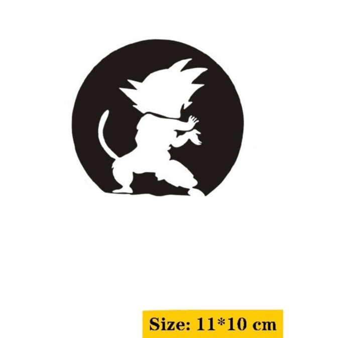 Dragon Ball Z 'Son Goku | Kamehameha | Black And White' Vinyl Car Sticker