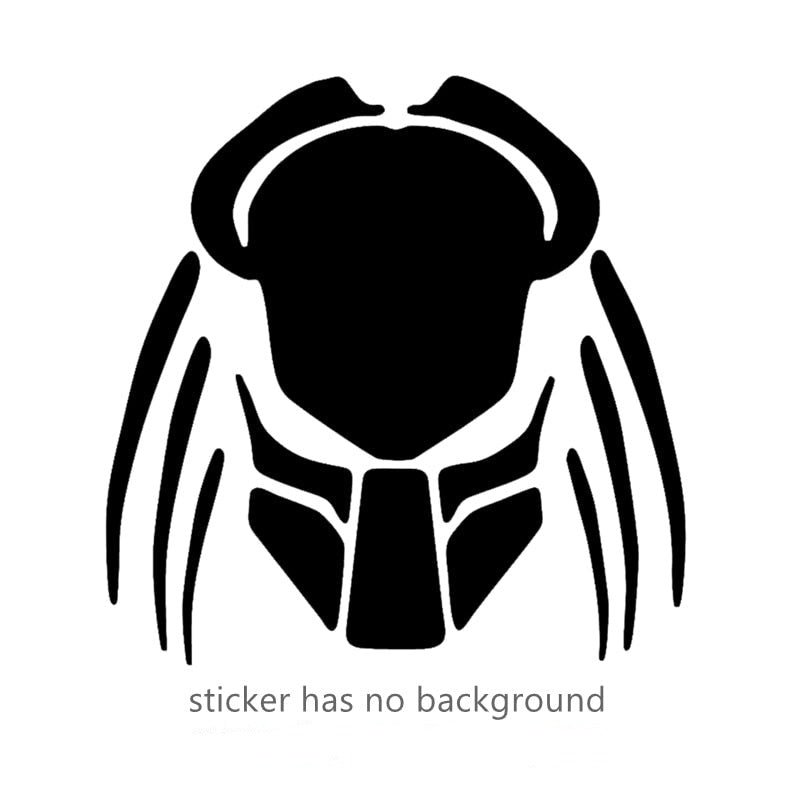 Predator 'Predator Mask | Front View' Vinyl Car Sticker