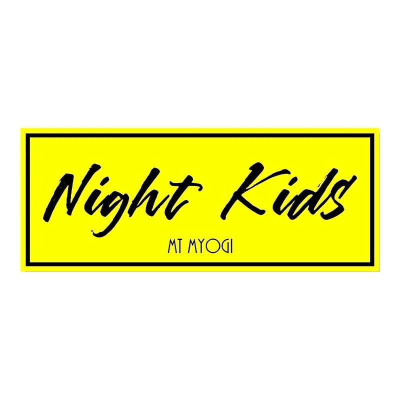 Initial D 'Night Kids | Mt Myogi' Vinyl Car Sticker