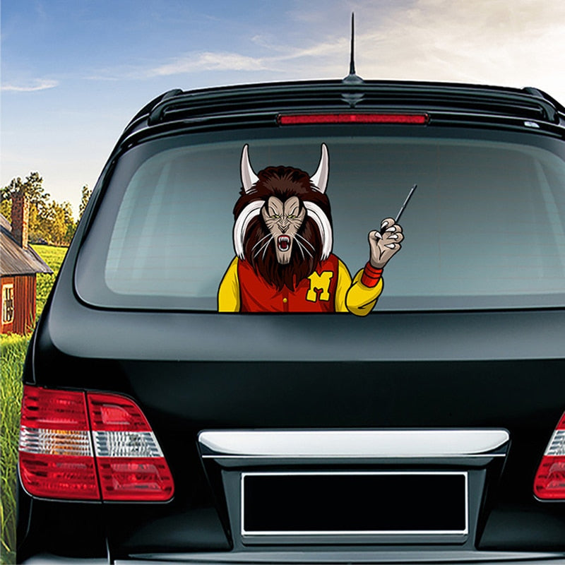 Halloween 'Michael Jackson's Thriller Werewolf' Vinyl Car Wiper Sticker
