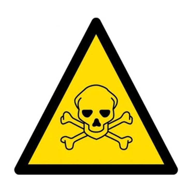 Warning Sign 'Custom Toxic Safety| Caution' Vinyl Car Sticker