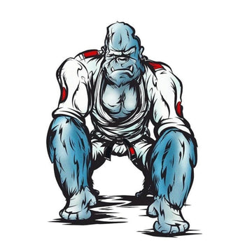 Jiu Jitsu 'Gorilla | Calm Fighter' Vinyl Car Sticker
