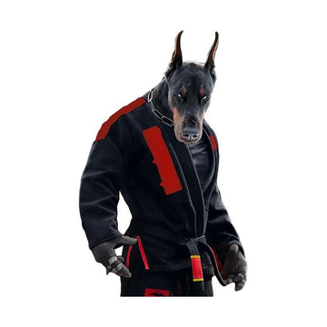 Jiu Jitsu 'Doberman Fighter | Staring' Vinyl Car Sticker