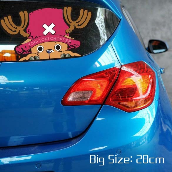 One Piece 'Toni Toni Chopper | Curious' Vinyl Car Peeker Sticker