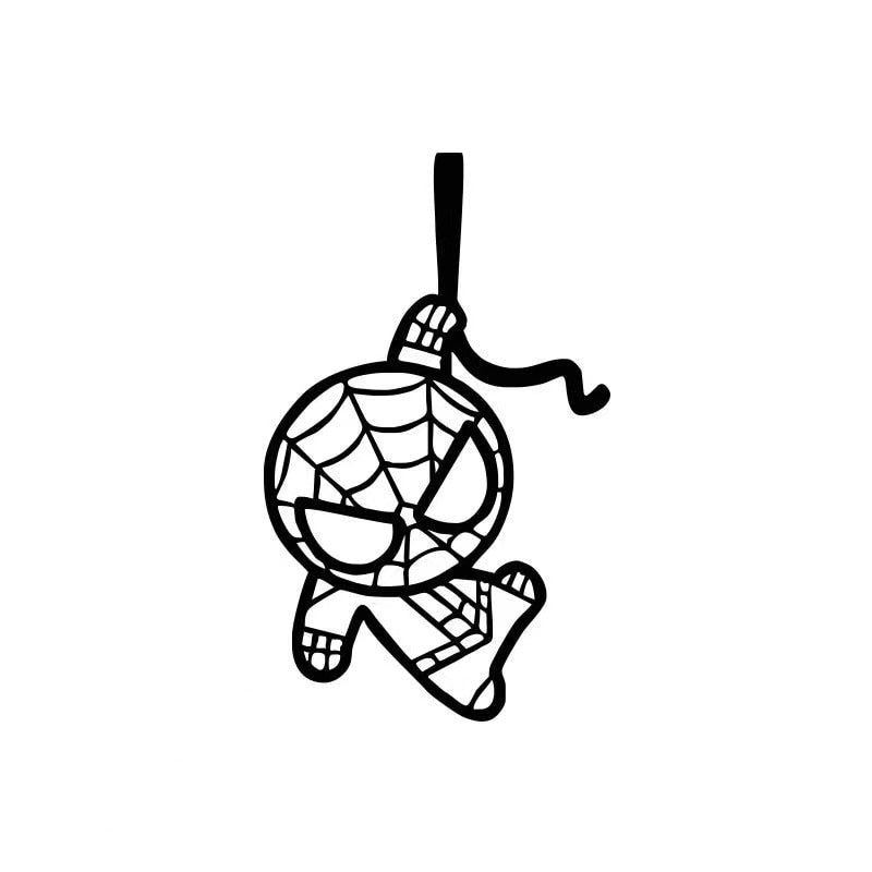 Spider-Man 'Hanging | Set of 2' Vinyl Car Sticker