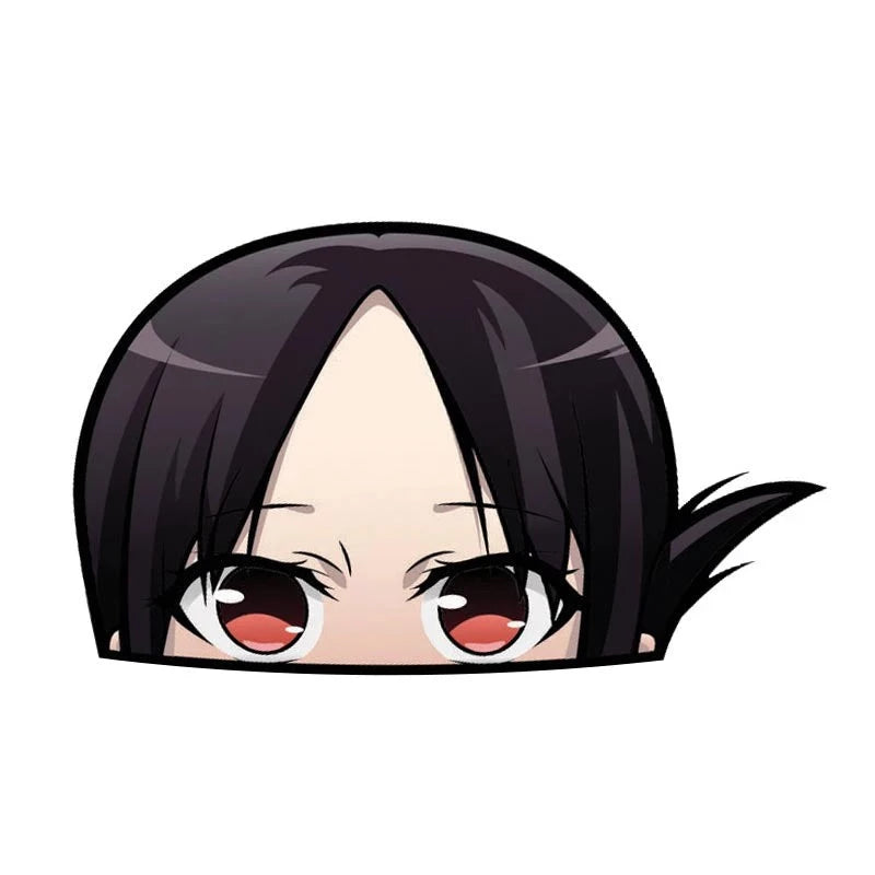 Kaguya-sama 'Kaguya Shinomiya | Surprised' Vinyl Car Peeker Sticker
