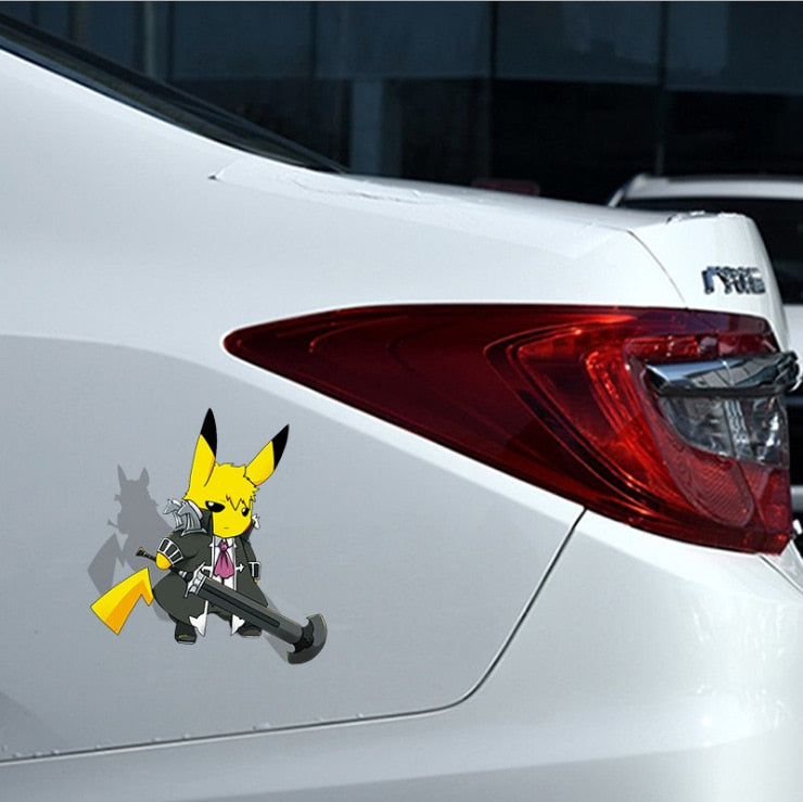 Pikachu x Charles-Henri Sanson Vinyl Car Sticker