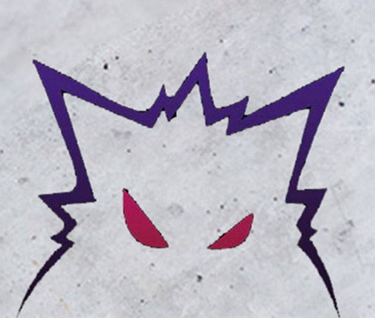 Pokemon 'Gengar | Peeking' Vinyl Car Peeker Sticker