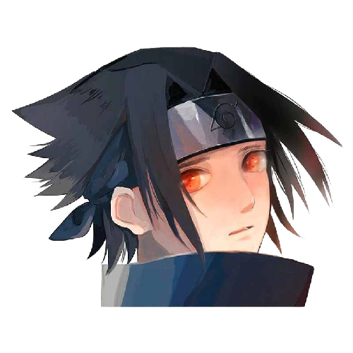 Naruto 'Young Sasuke | Sharingan Eyes' Vinyl Car Sticker