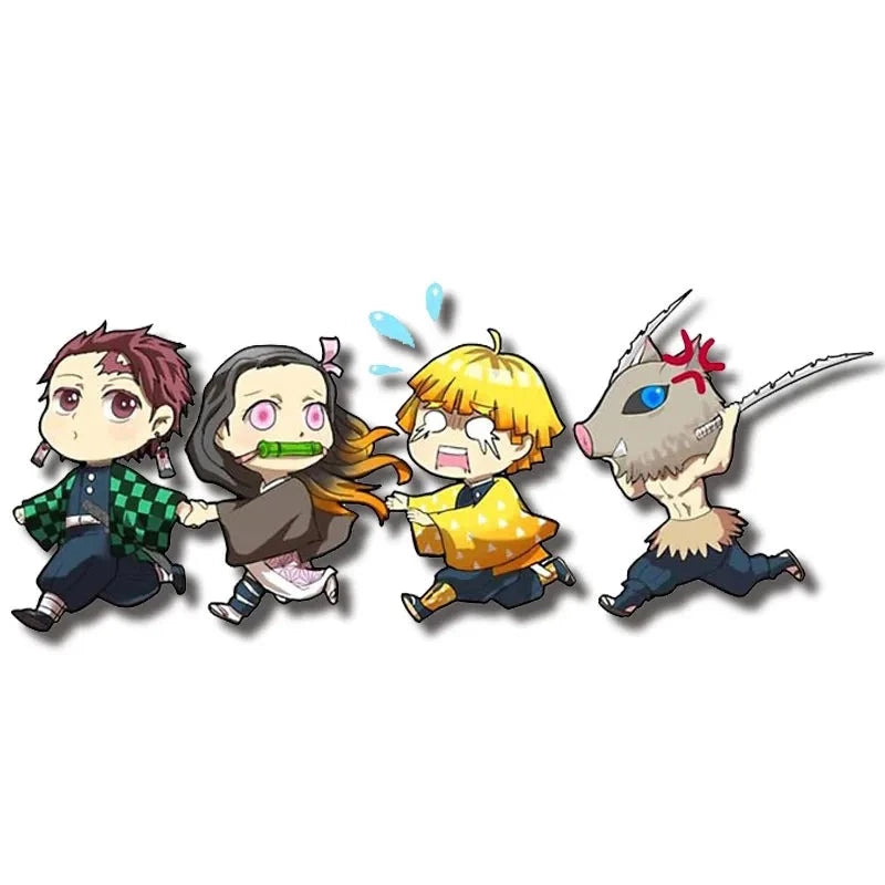 Demon Slayer 'Running Scared' Vinyl Car Sticker