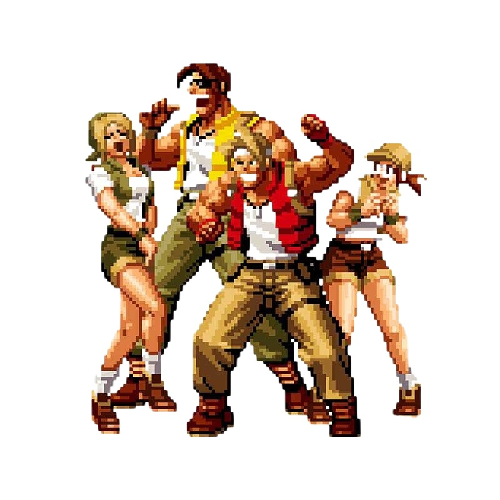 Metal Slug 'Casts | Happy | 8-Bit Pixel' Vinyl Car Sticker