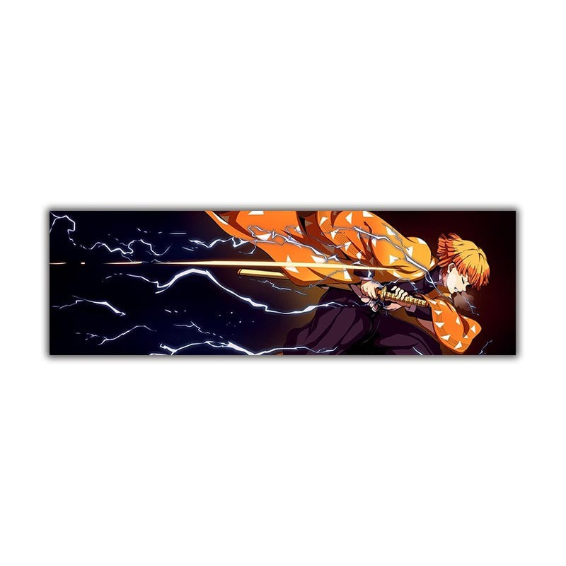 Demon Slayer 'Zenitsu | Attacking Flame' Vinyl Car 3D Motion Sticker