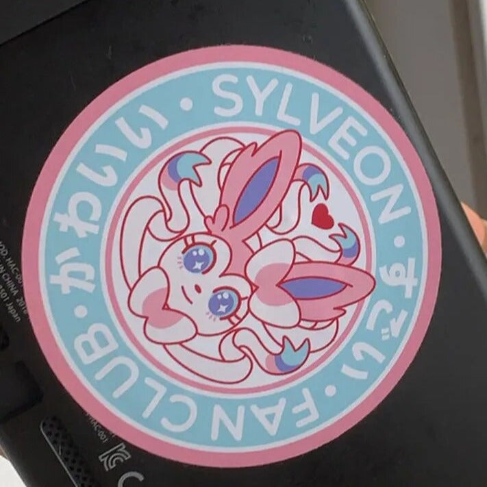 Pokemon 'Sylveon Fan Club' Vinyl Car Sticker