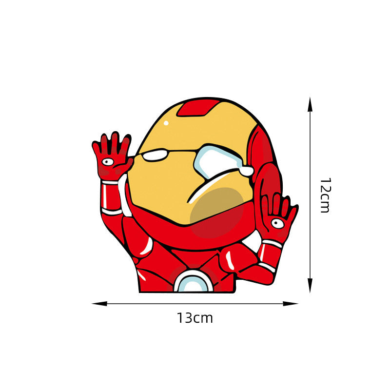 Iron Man 'Pressed Face | 2.0' Vinyl Car Sticker