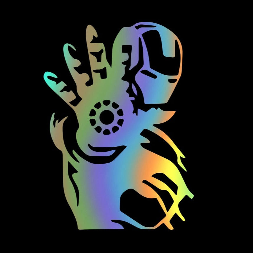 Iron Man 'Repulsor Glove' Vinyl Car Sticker