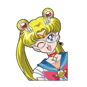 Sailor Moon 'Winking' Vinyl Car Peeker Sticker
