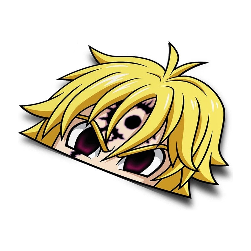 The Seven Deadly Sins 'Meliodas | Black Demon Mark' Vinyl Car Peeker Sticker