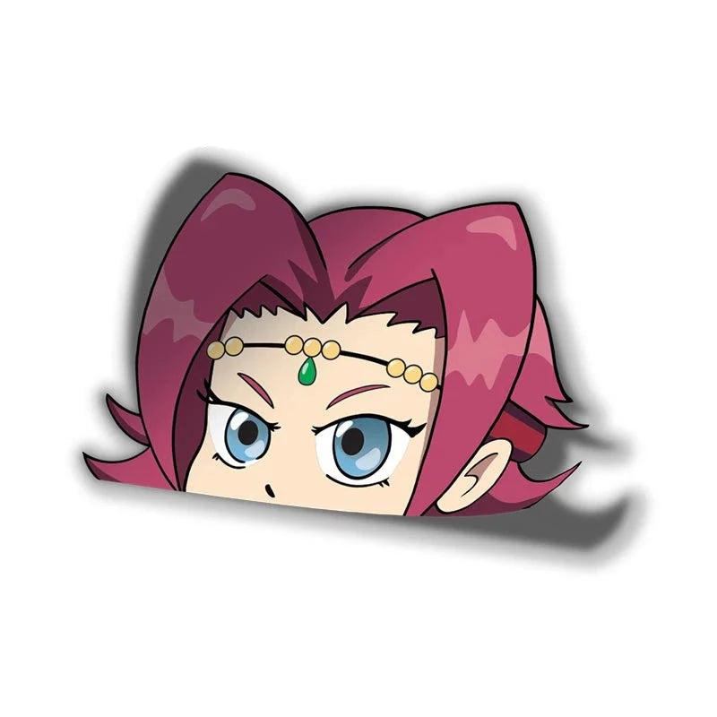 Code Geass 'Kallen | Gemstones' Vinyl Car Peeker Sticker