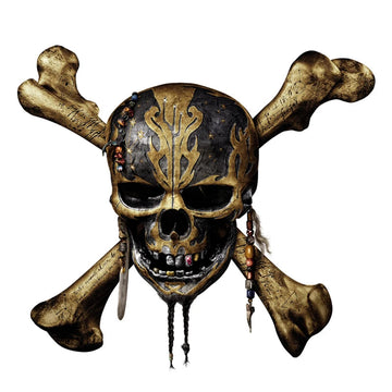 Pirates of the Caribbean 'Dead Men Tell No Tales Skull Logo' Vinyl Car Sticker
